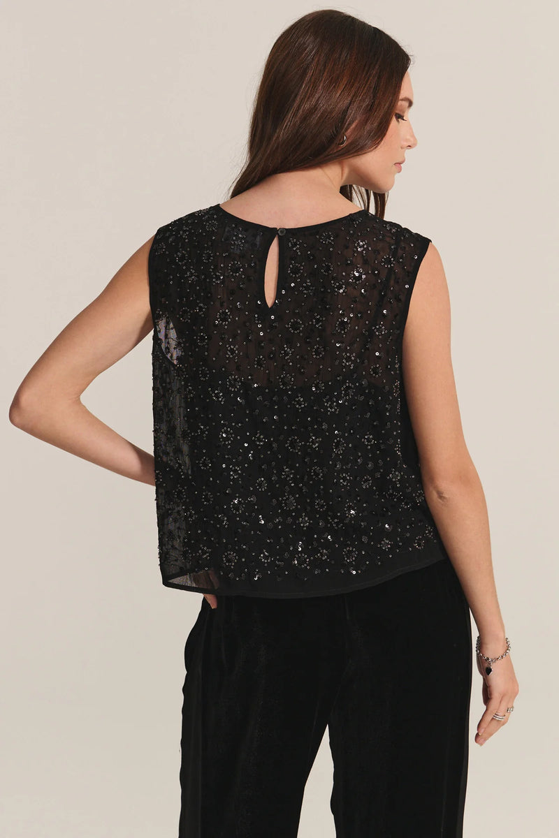 Serena Sequin Top