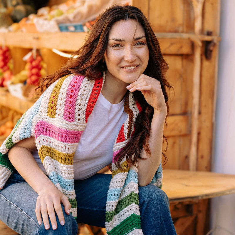 Rainbow Stripe Cardigan