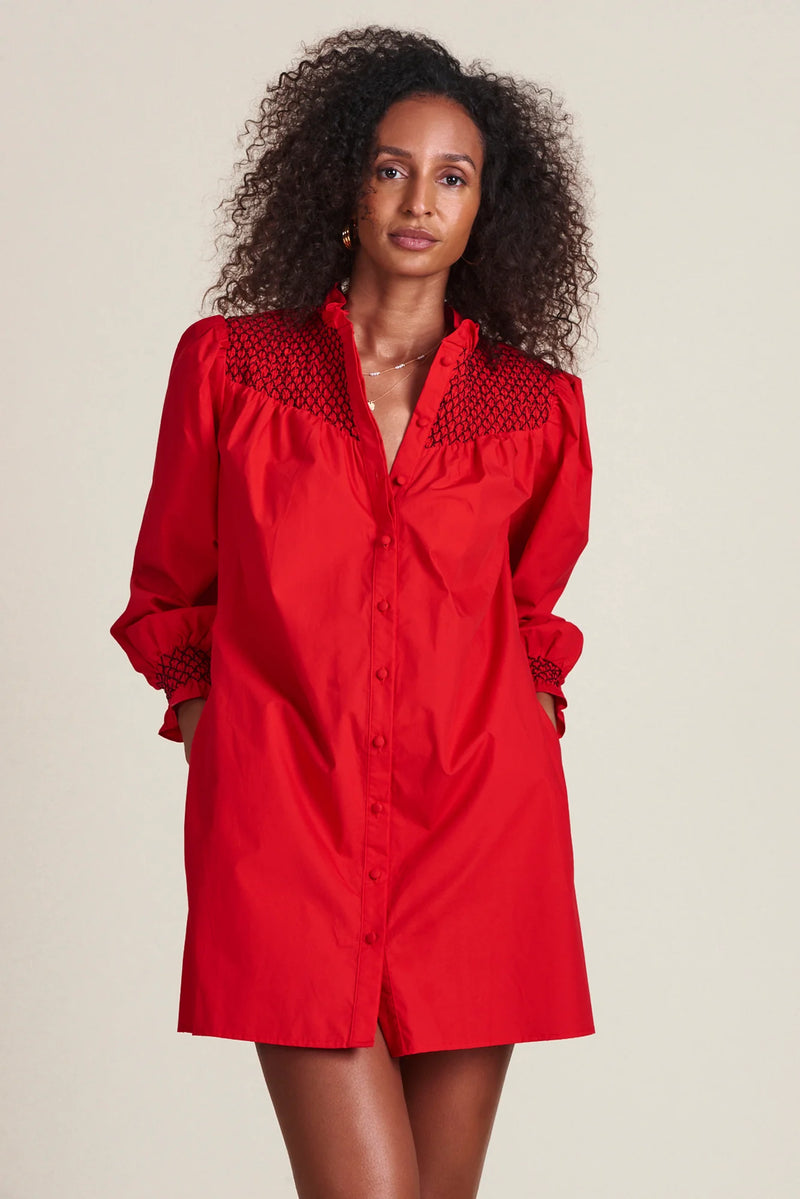 Nicole Dress - Chili