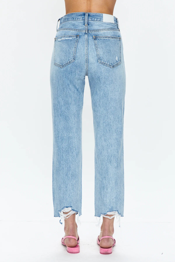 Charlie High Rise Straight Jeans