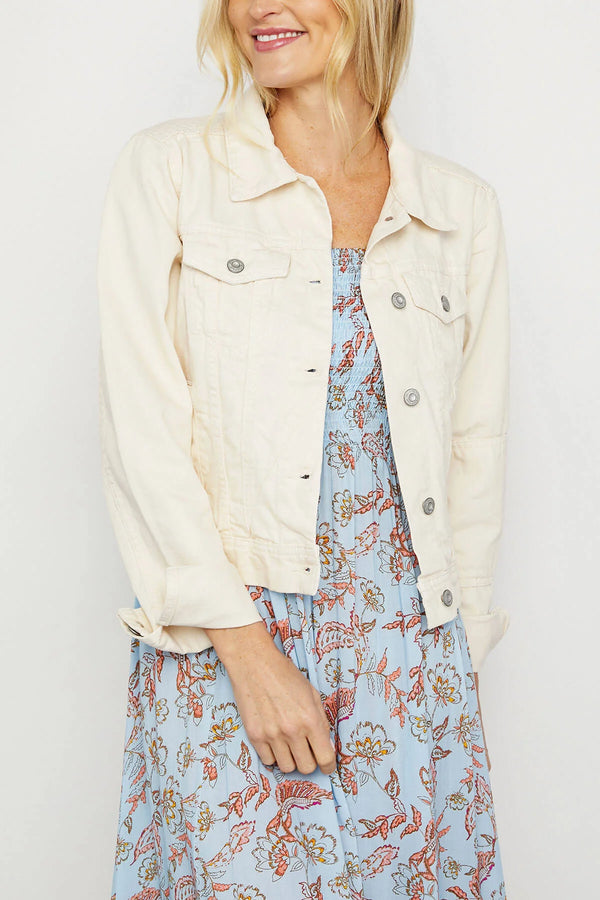 Ecru Denim Jacket