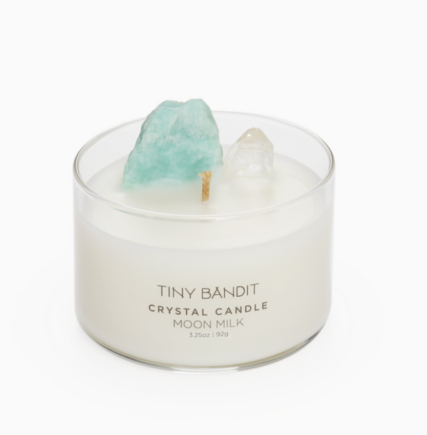 Moon Milk Crystal Candle - Small