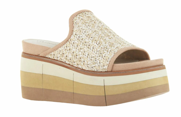 Flow Platform Sandal - Rattan