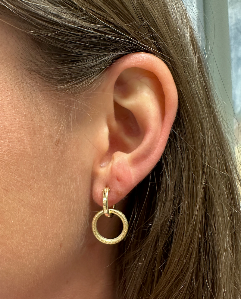 Baby Gold Hoops Earring