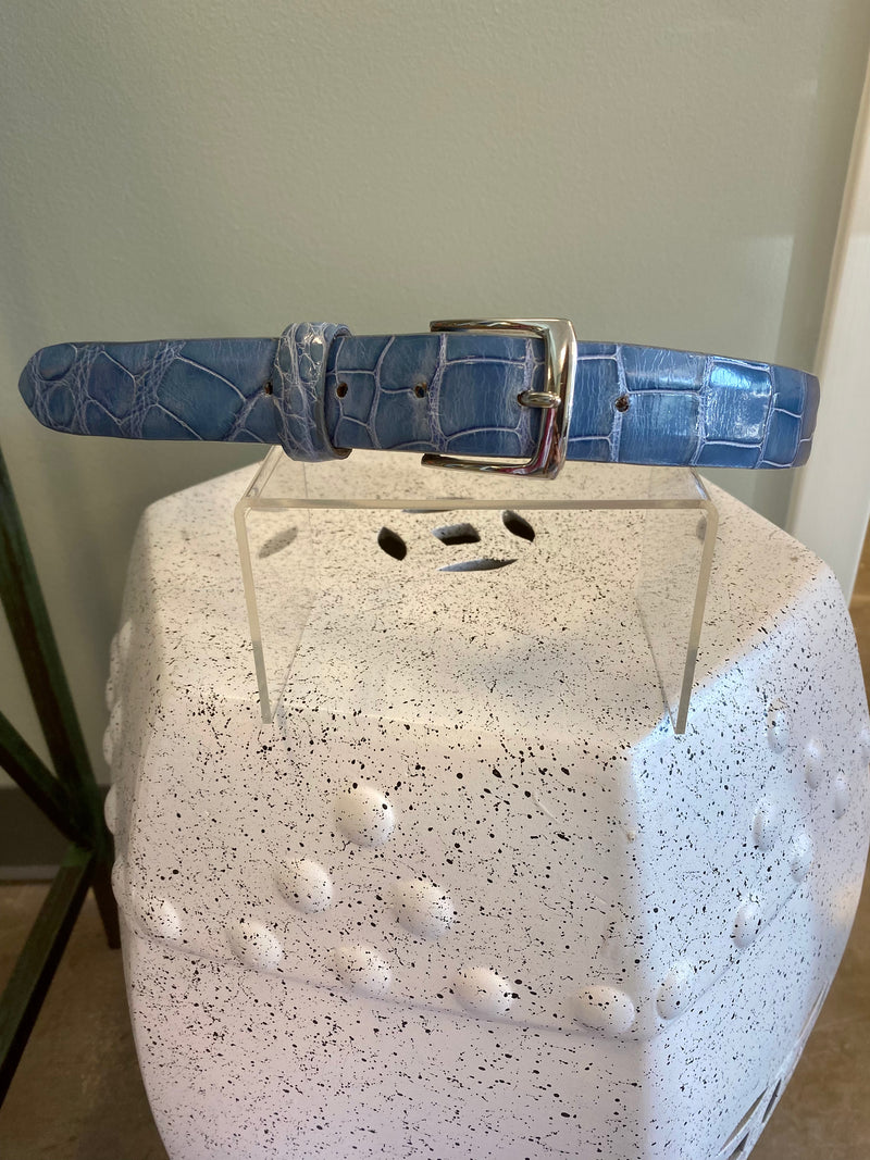 Blue Alligator Belt
