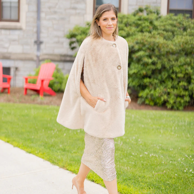 Luxe Camel Poncho