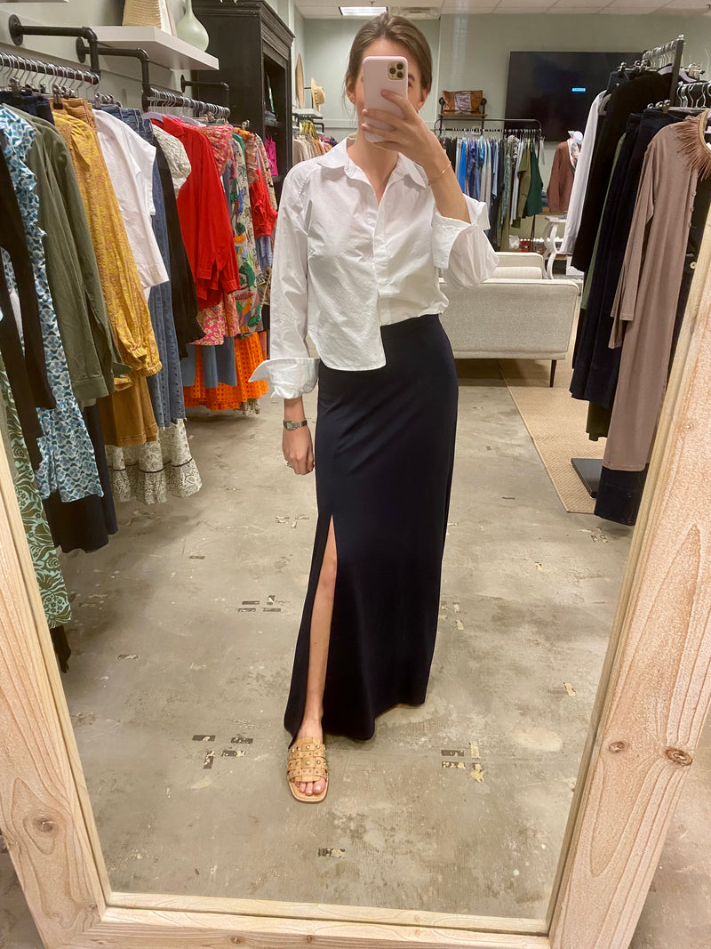 Slit Front Skirt