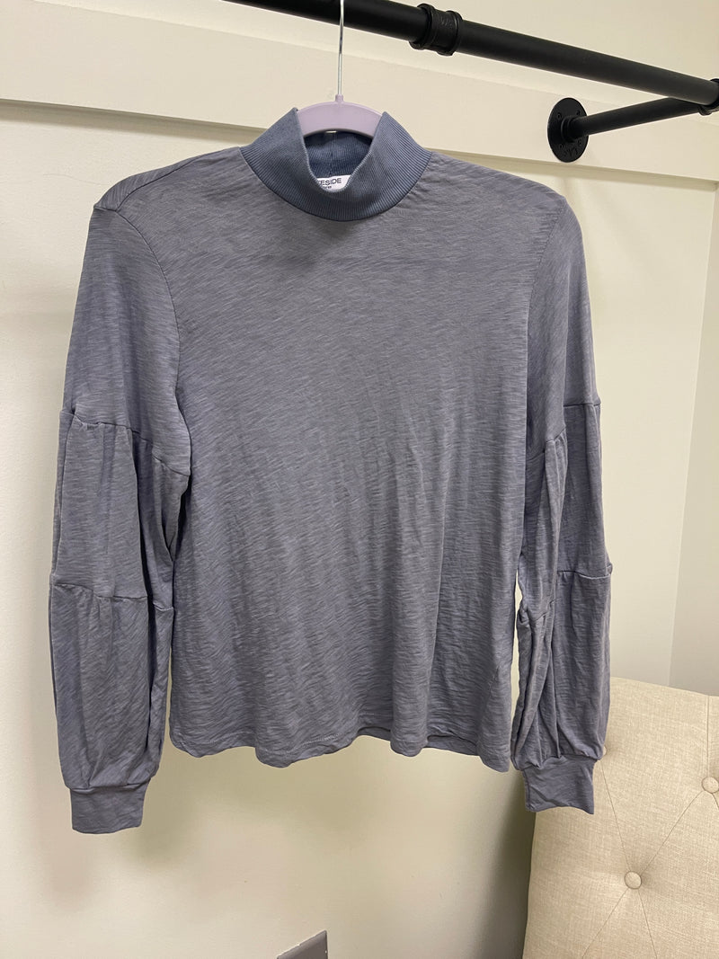 Supima Slub Jersey Long Sleeve Slate